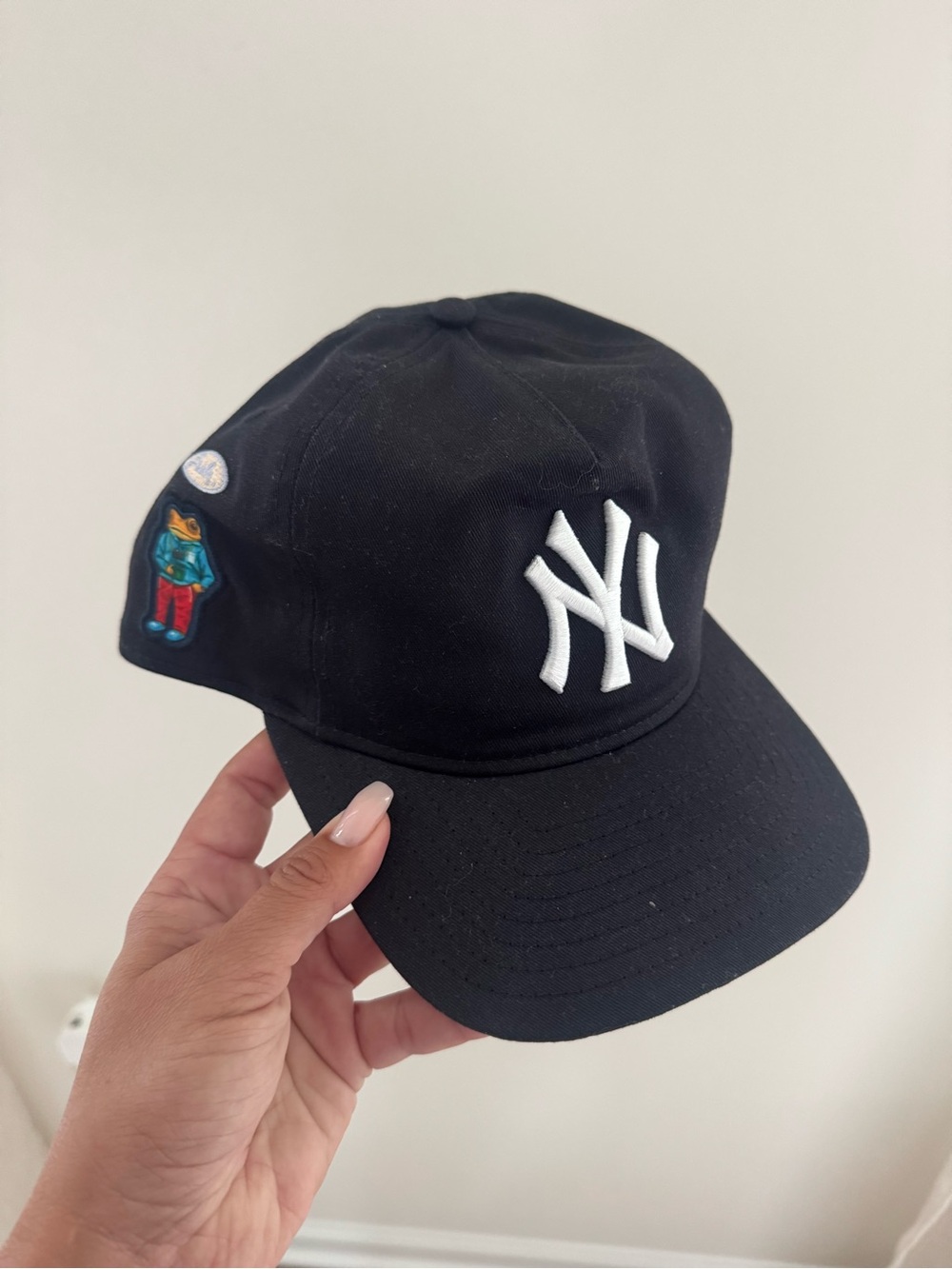 Bad Bunny Edition Black New York Yankees Logo Baseball Cap